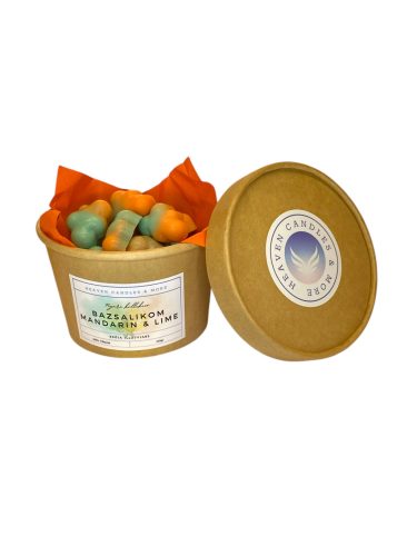 Bazsalikom Mandarin & Lime illatviasz 100 gr